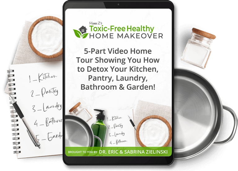 Toxic-Free Healthy Home Makeover on Tablet